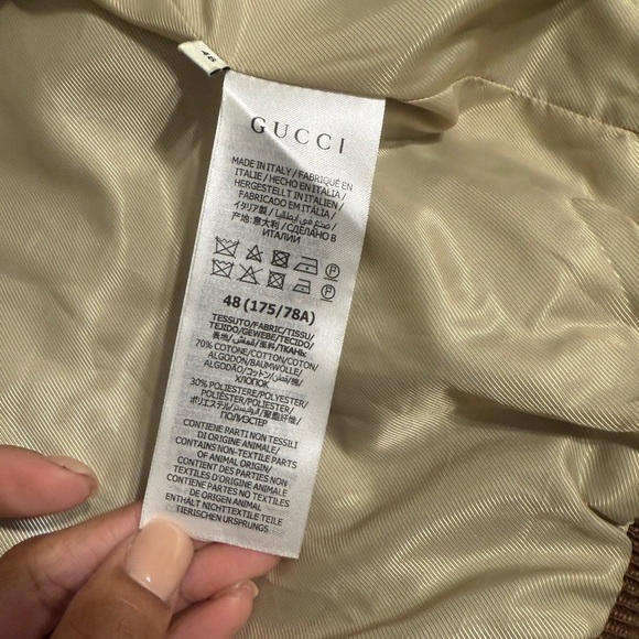 Gucci Jumbo GG Canvas Jacket Size 48/Medium - Picture 6 of 16
